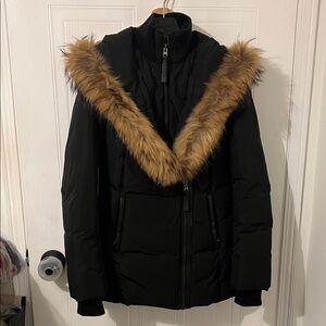 Mackage ADALI Down coat with natural fur collar